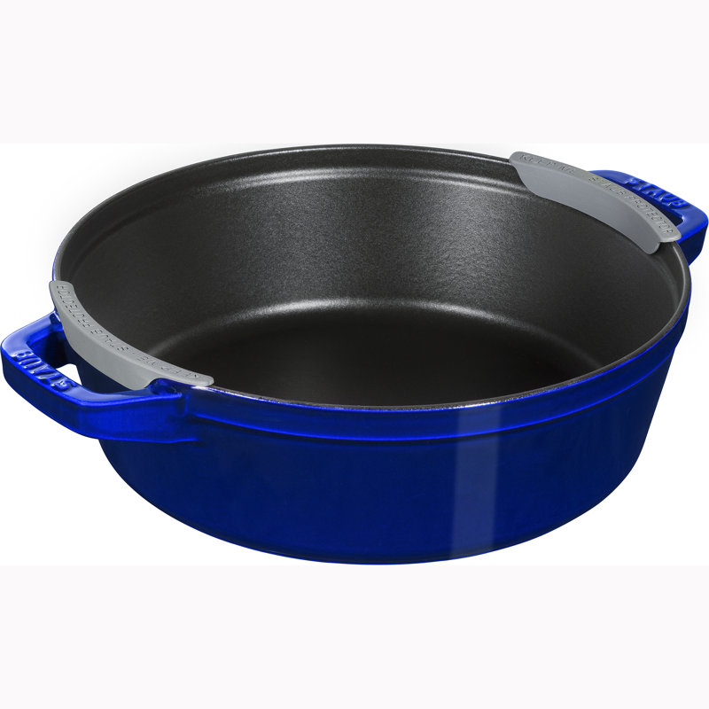 Staub Cast Iron 4-Pc Stackable Set, Dark Blue