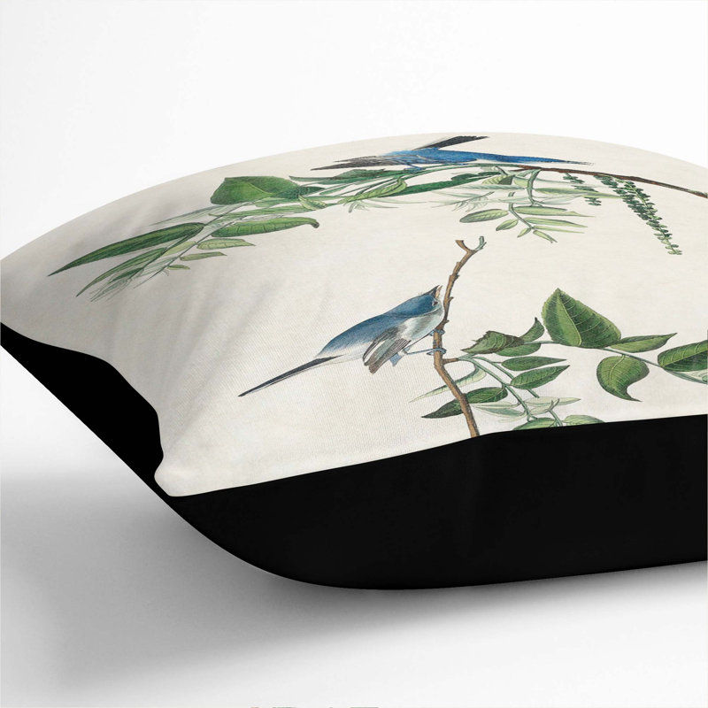 Square Throw Cushion, 55cm H x 55cm W x 20cm D, Black