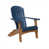 Bleu marine avec acajou antique
