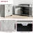 Buffet Cabinet, Stone Gray - Drawer And Adjustable Shelf For Versatile Use Kitchen With Rustic Charm Living Room, Entryway, Storage