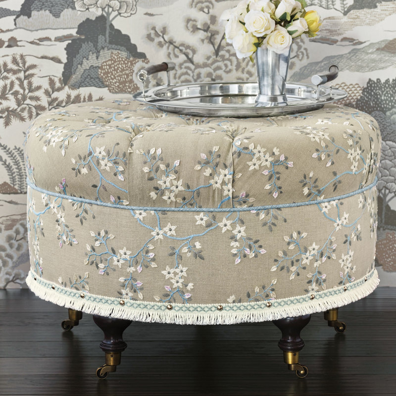 Amberlynn Round Ottoman