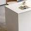 Îlot de cuisine moderne avec plateau en pierre frittée, grande armoire multifonctionnelle pour îlot de rangement, table de cuisine contemporaine avec armoires et étagères pour un usage domestique-1496246459