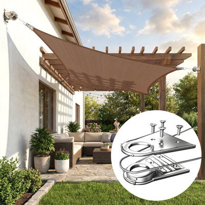 Reinforced Super Ring Rectangle Shade Sail