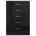 Black Oak/Gloss Black