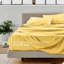 Ensemble de draps pour grand lit - Draps de luxe en microfibre 1800 doux - Double brossé - Poches profondes - Facile à installer - Ensemble de 4 pièces - Draps et taies d'oreiller-120596606