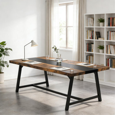 Industrial Style Meeting Table,Office Computer Desk,Conference Table