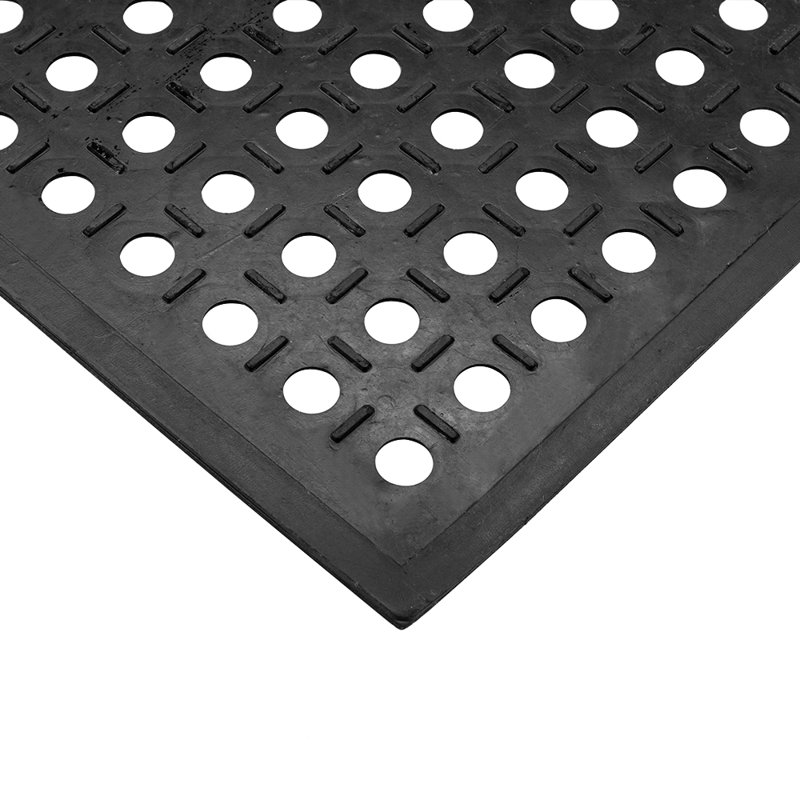 Dots Water Resistant Anti-Fatigue Non-Skid Kitchen Mat, Rectangle W90 x L150 cm