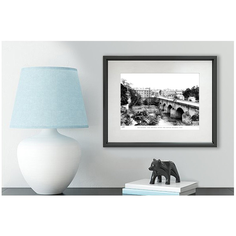 Wetherby, The Bridge Over The River Wharfe 1909 by Francis Frith - Single Picture Frame Print, 28cm H x 36cm W x 2.3cm D