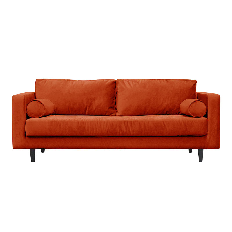 Boubacar Sofa, 3, Black, Rust