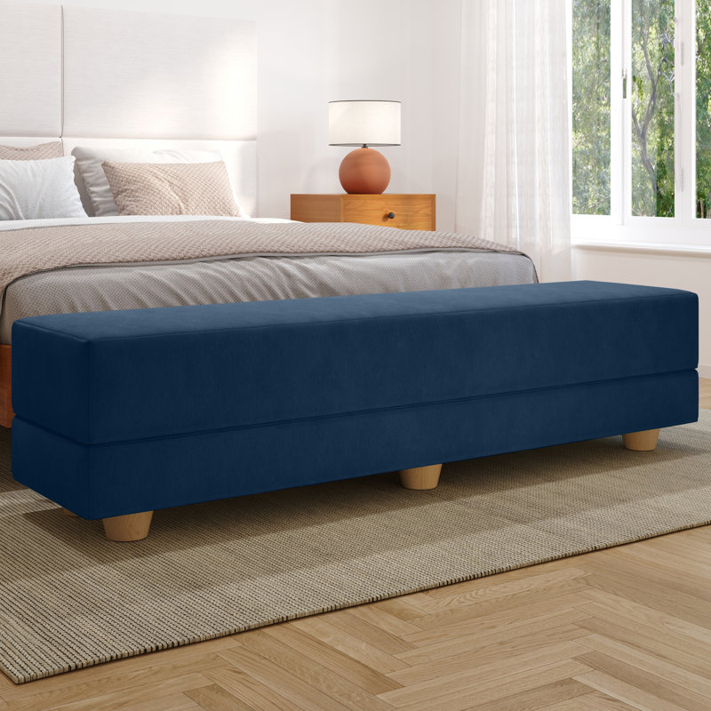 Banc convertible simple Palisades Camden, Indigo