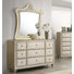 Commode 9 tiroirs avec miroir Oramah