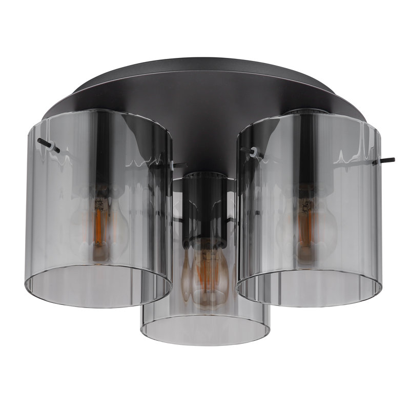 Cynthie Glass Flush Mount