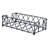 Black Countertop Folded Paper Towel Napkin Holder