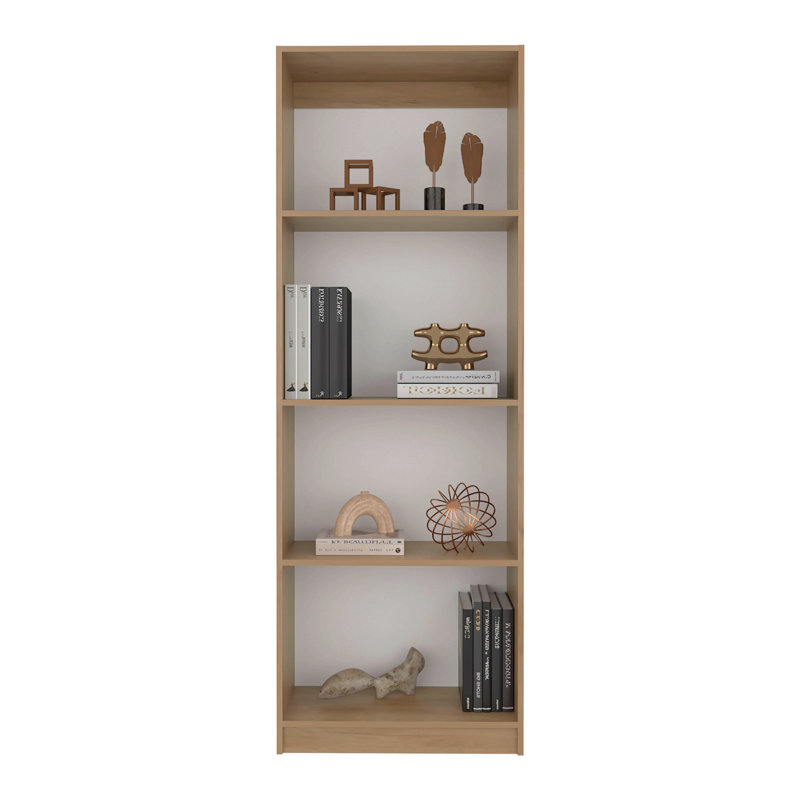 Bookcase With Spacious Tier-Shelving Design