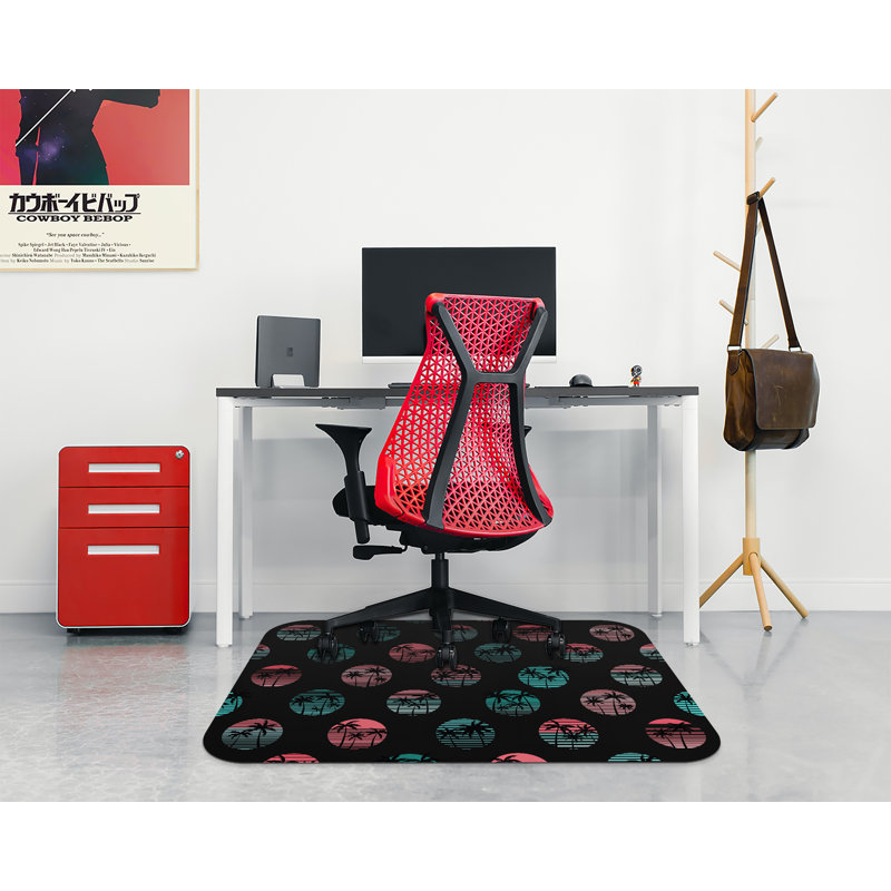 Myshon Hard Floor Rectangular Chair Mat, 70 x 100cm