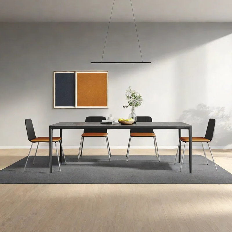 Table de salle à manger Oreofe, H 29,52 po x L 78,74 po x l 35,43 po