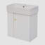 Ensemble de meuble-lavabo simple 12,2 po avec plateau en céramique Ojus