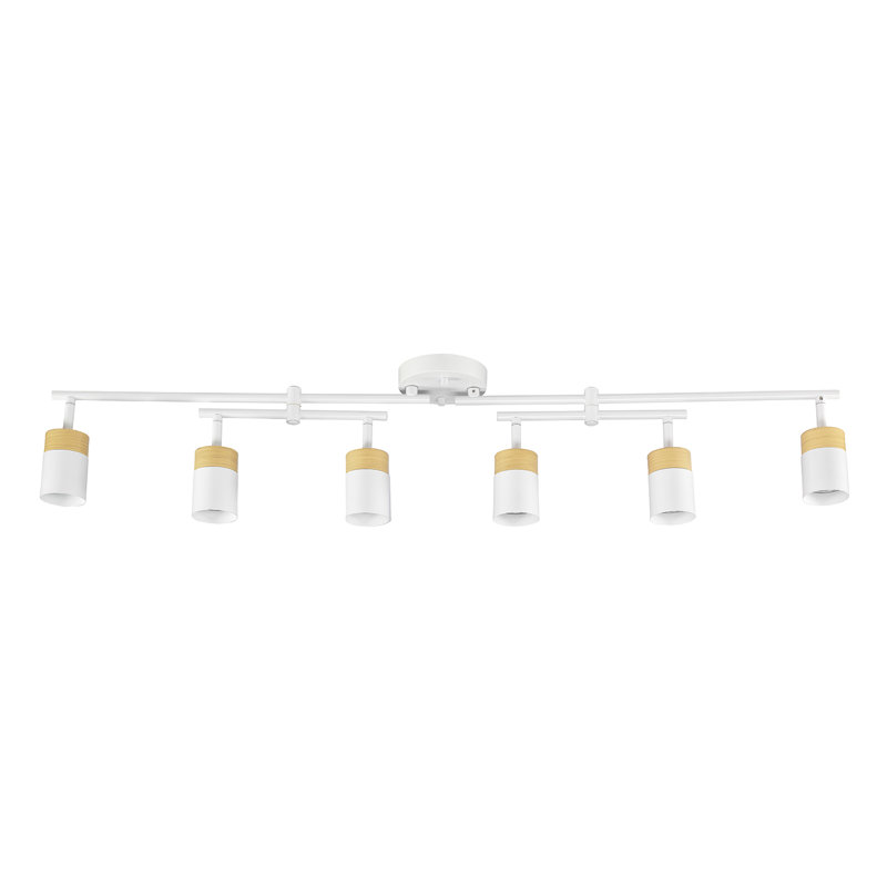 42'' 6 -Light Fixed Track Track Kit with Dimmable and Adjustable Head