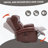 Heat Massage Manual Recliner Chair With Rocker And Swivel In Genuine Leather For Living Room,Red