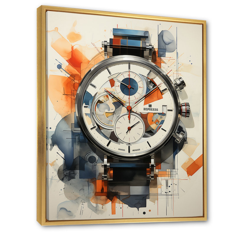 «Quenita Beige Minimalisme I», reproduction sur toile, H 40 po x l 30 po x P 1,5 po, Cadre flottant doré