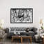 " Black And White Abstract II " by PI Studio-31855877-73207346-73207347