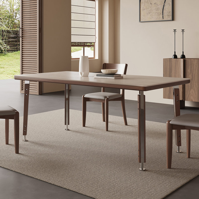 Table de salle à manger rectangulaire européenne, H 29,5 po x L 55,1 po x l 31,5 po