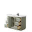 48'' Single Bathroom Vanity with Cultured Marble Top-79721171-79721174-97965770