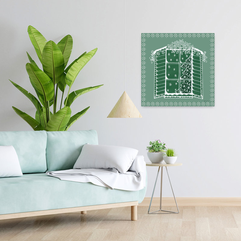 Casse-noisette contemporain avec art de Noël, H 24 po x l 24 po