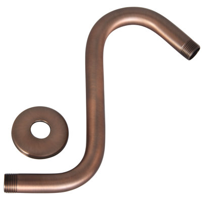 Offset Heavy Duty Shower Arm with Flange