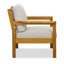 Ensemble de 2 chaises de patio avec coussins en eucalyptus Lanie-658190767