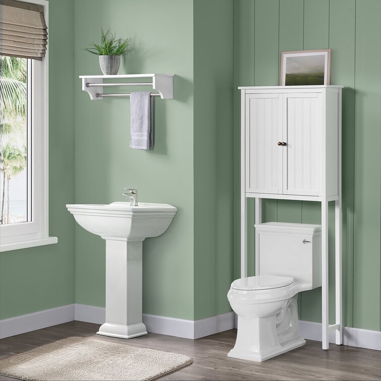 Belz Solid Wood Bathroom Storage Furniture Set