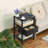3-Tier Nightstand with Charging Station & USB Ports(Set of 2)