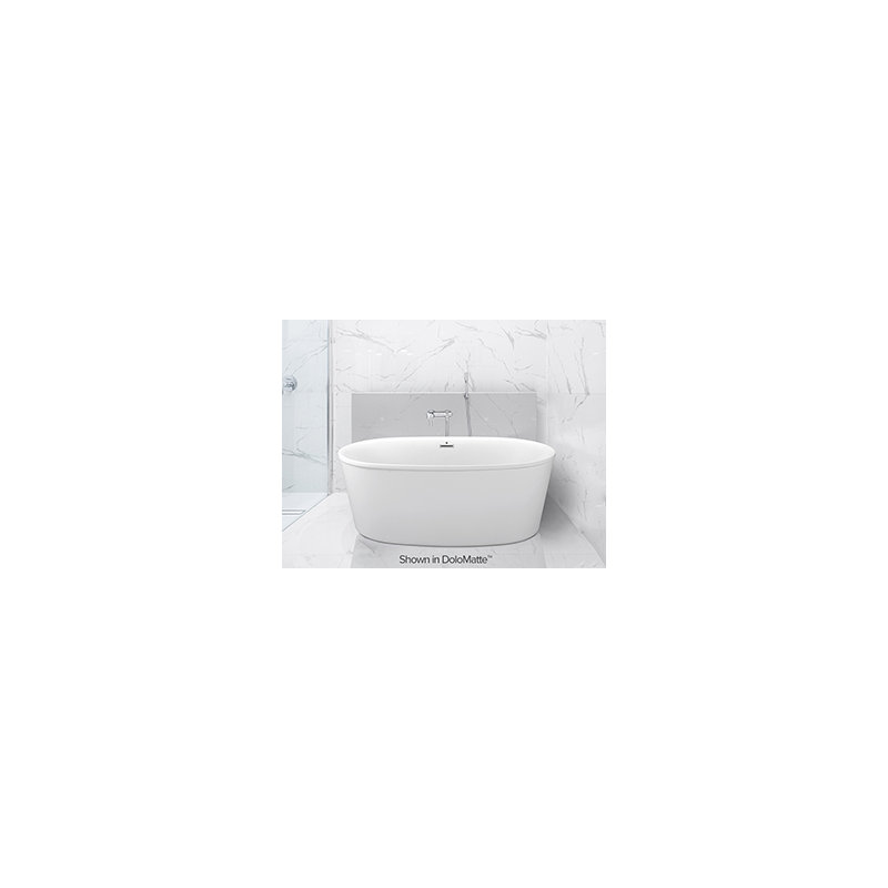 Adel 1 Freestanding Soaker Tub, White