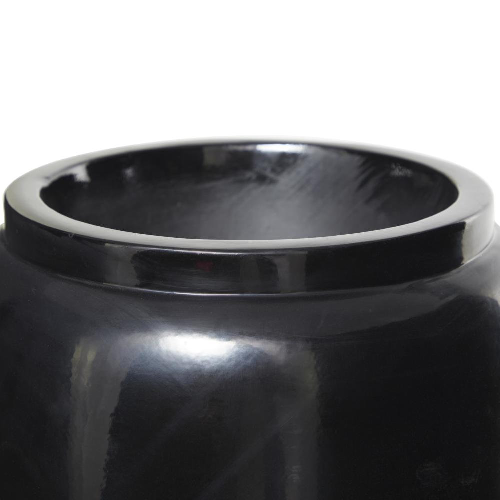 Mabe Floor Vase, 40" H x 15" W x 15" D, Black