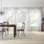Ensemble de tringle à rideaux 1 1/8 po de diamètre Mode Farmhouse avec embouts carrés carrés et tringle réglable en acier-63562253-88147797