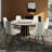 Zyriana 6 - Person Pedestal Dining Set-222069645