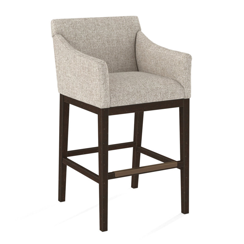 Upholstered Stool, 61473-73, Weathered Gray