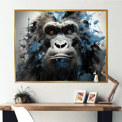 Graffiti noir sur toile
