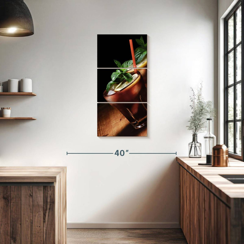 Cuba Libre Cocktails, 38" H x 18" W