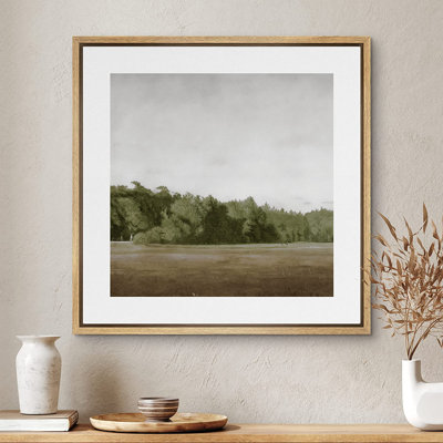 Peinture sur toile, cadre flottant