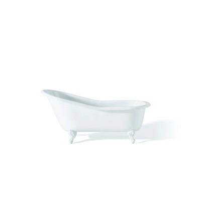 Dian 54" Freestanding Soaking Cast Iron Bathtub