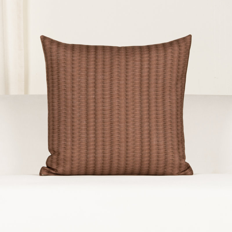 Coussin décoratif Brushstroke Clay, 20" x 20", Feather