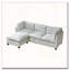 Canapé modulaire 96,5 po pour salon, canapé rembourré en chenille douce-717621202
