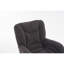 Chaise de bureau pivotante en tissu Teddy 360 avec base en métal et roues universelles-646743754
