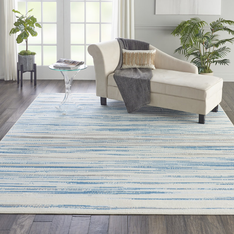 Tapis bleu Sheron, Rectangle 7 pi x 10 pi