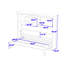 Lit escamotable simple avec station de charge et tiroir de rangement-1385062367