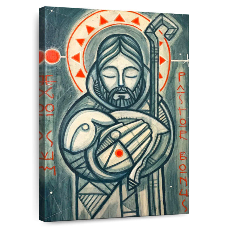 Jésus le berger, H 24 po x l 16 po