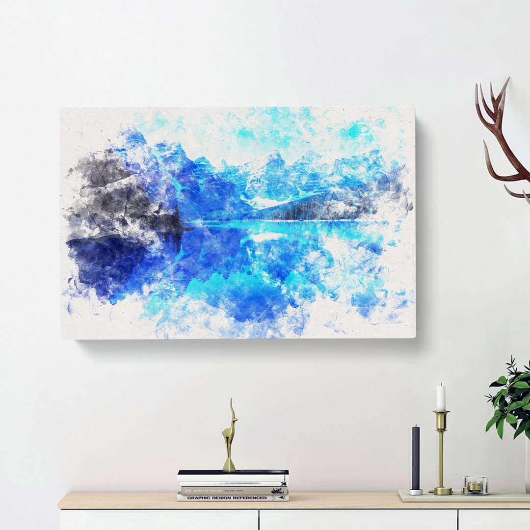 Moraine Lake in Banff Canada - Wrapped Canvas