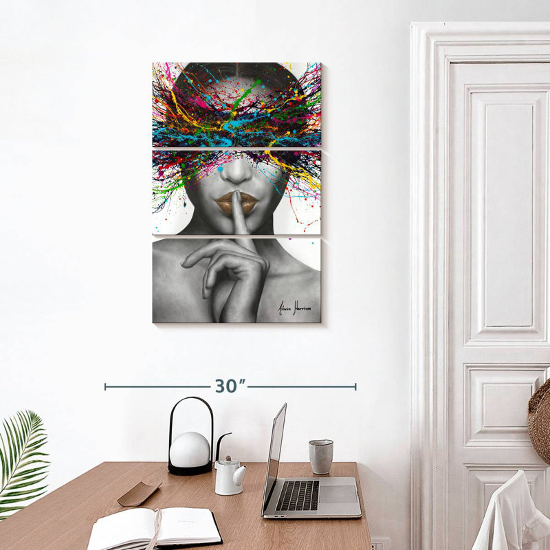 Leisha Sounds Of Silence, 32" H x 20" W