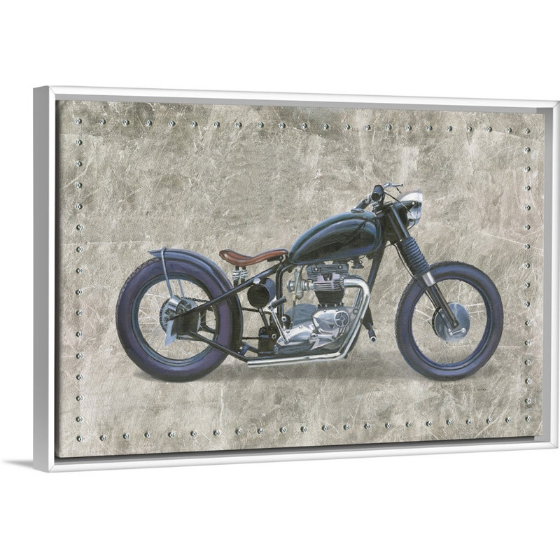 « Lets roll I Gray » par James Wiens-impression d’art graphique sur toile, H 18 po x l 26 po x P 1,75 po